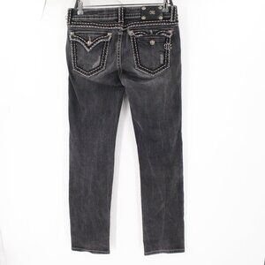 Y2K Miss me jeans Women's 31 L31 skinny low rise denim cotton blend flap pockets